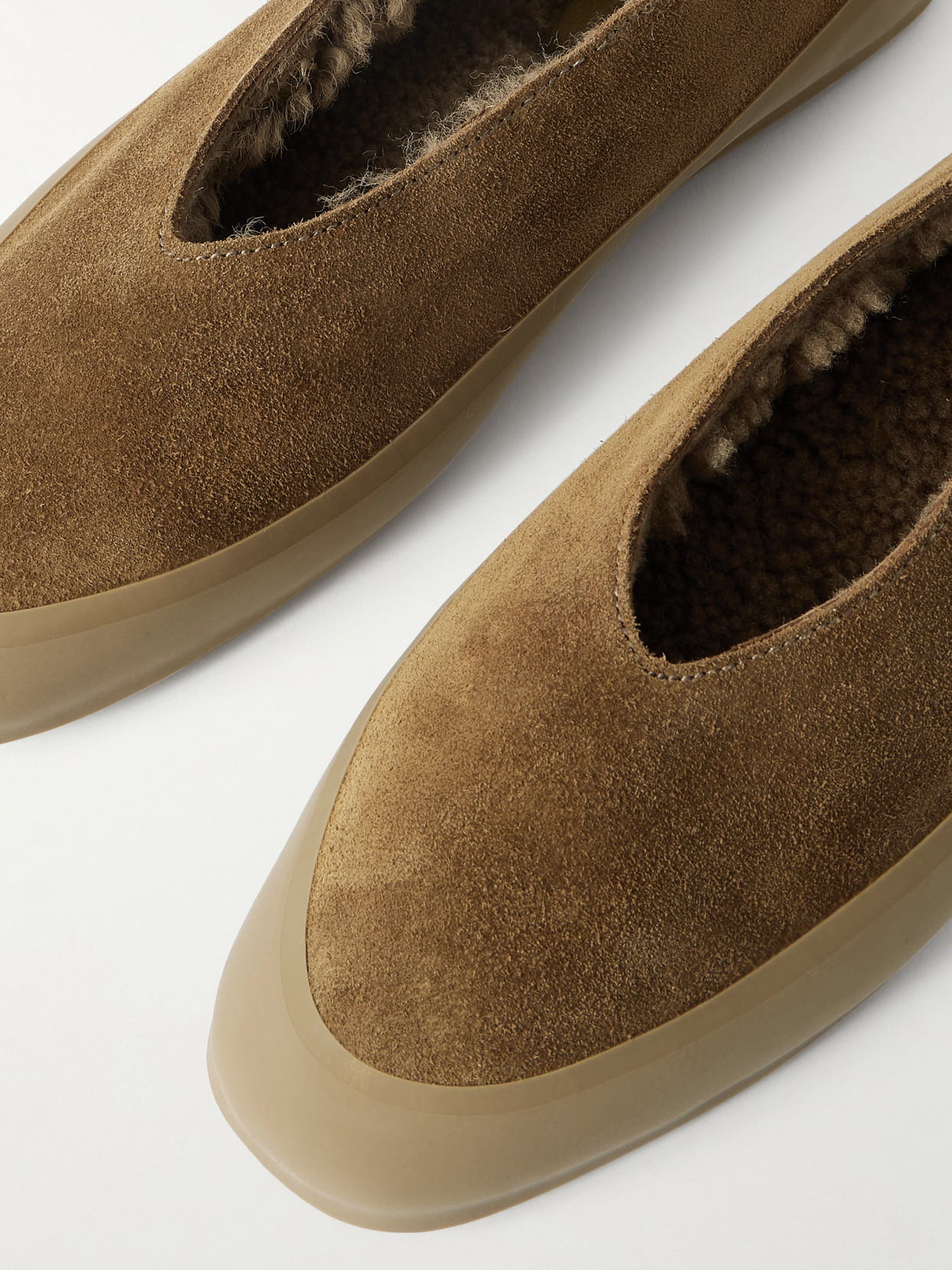 Le Monde Béryl - Shearling-Lined Ballet Flats