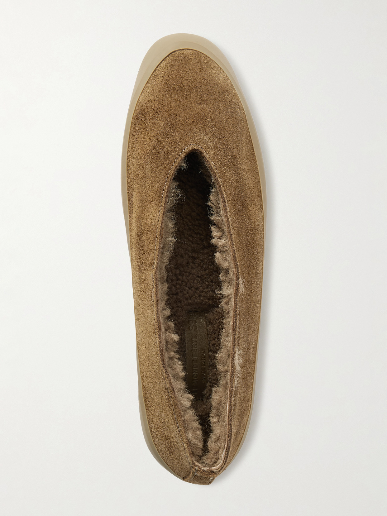 Le Monde Béryl - Shearling-Lined Ballet Flats