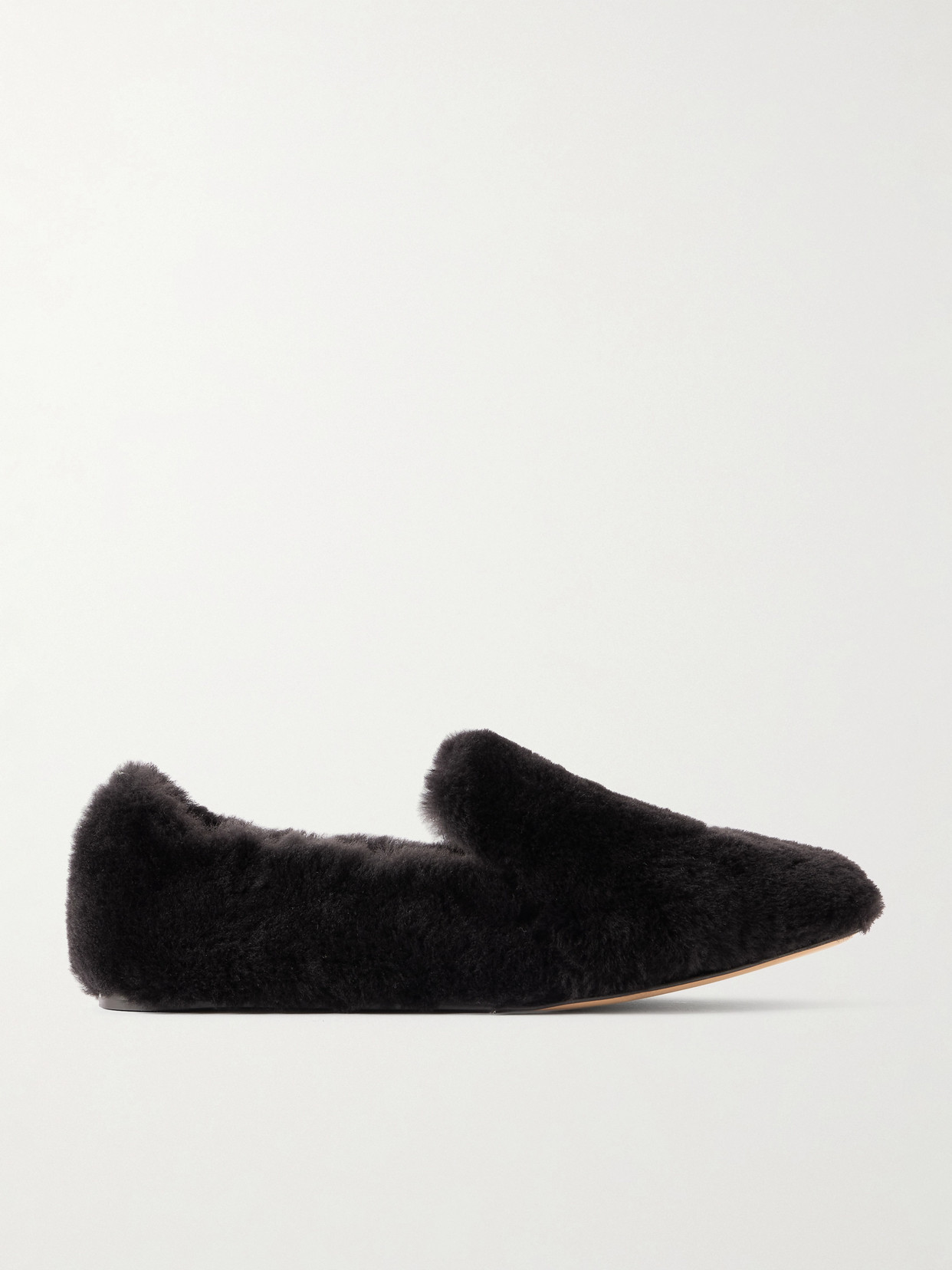 Le Monde Beryl Orlando Shearling Loafers In Black
