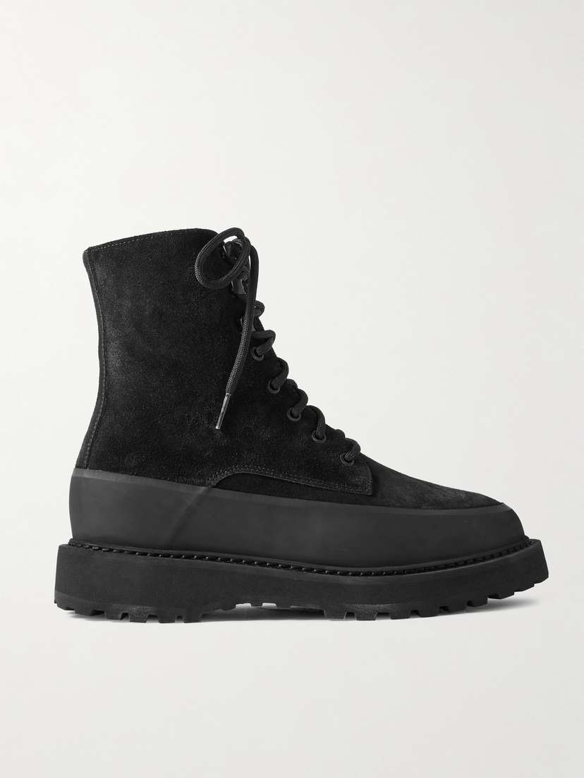 Le Monde Béryl Dolomite Shearling-lined Suede Ankle Boots