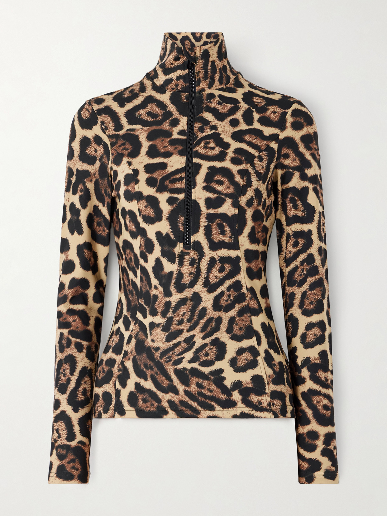 Goldbergh Womens Leona Jaguar-print Stretch-jersey Ski Top 7250 Jaguar Xl In Multi