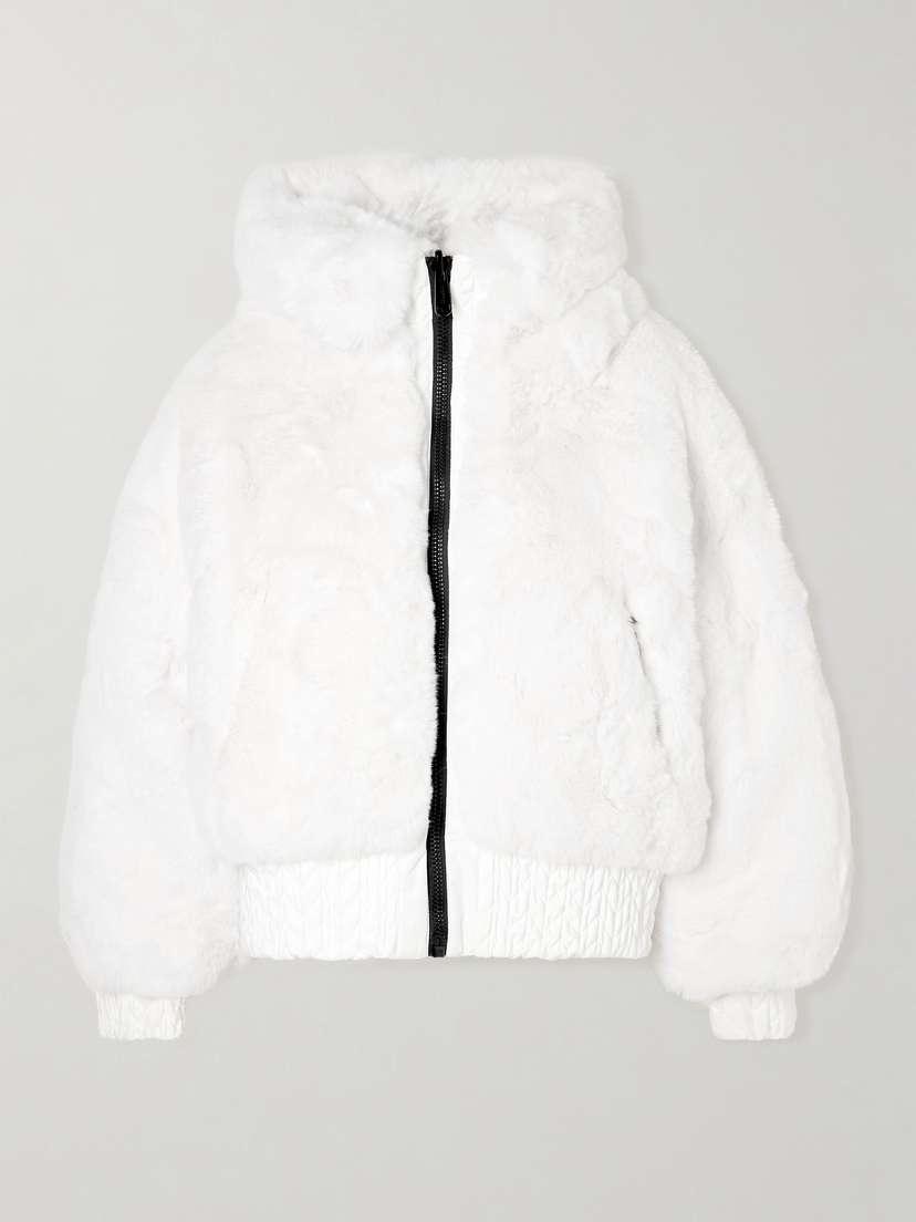 Goldbergh Indira Reversible Hooded Padded Recycled And Plush Ski Jacket