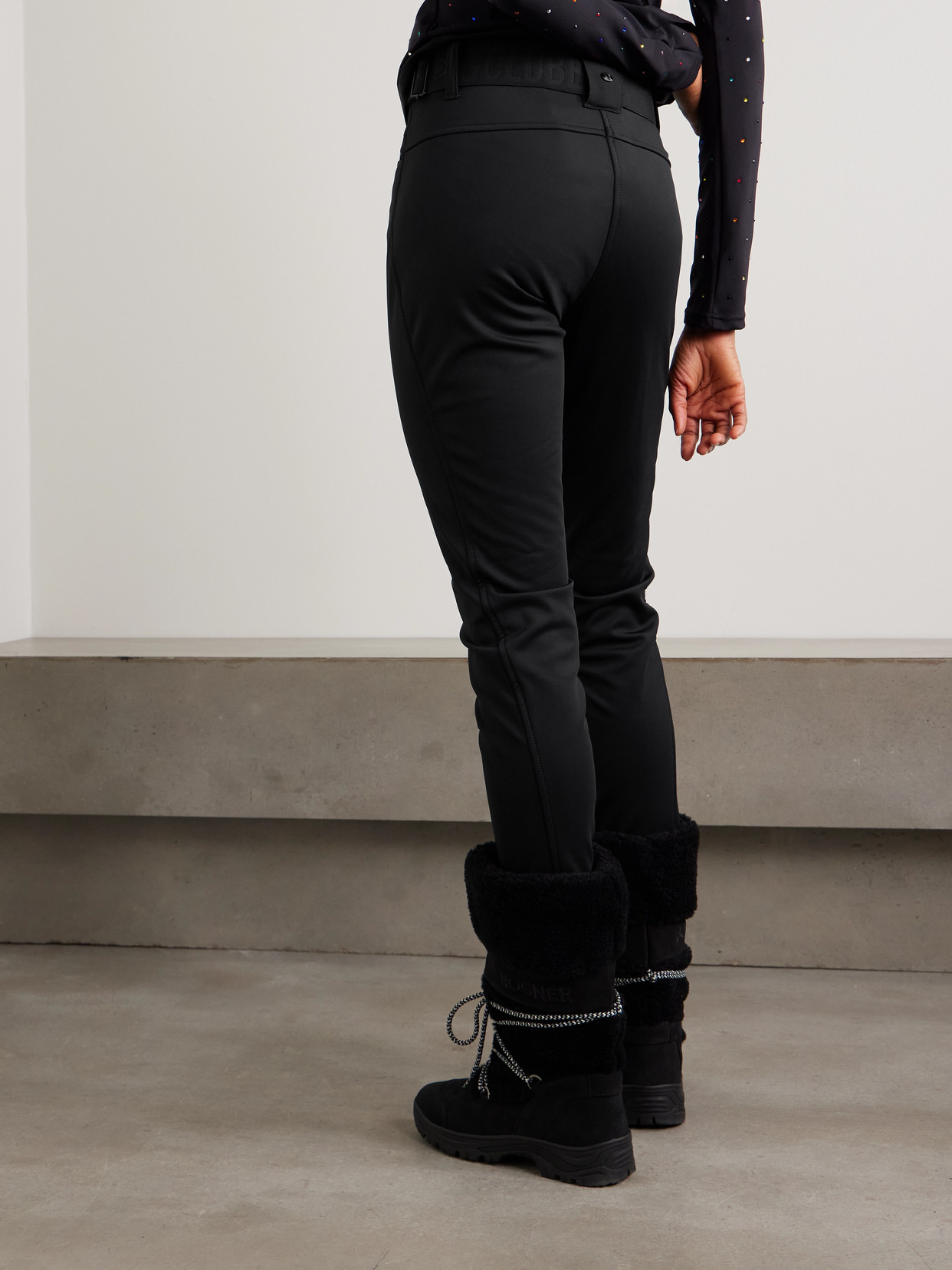 Goldbergh Womens Paris Softshell Ski Trousers 9000 Black In Black