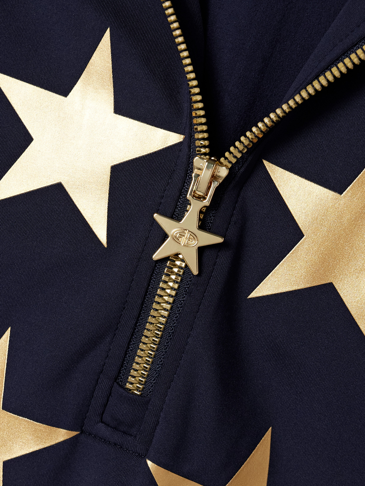 Goldbergh Lunaria Metallic Printed Stretch Recycled-jersey Base Layer In Multi