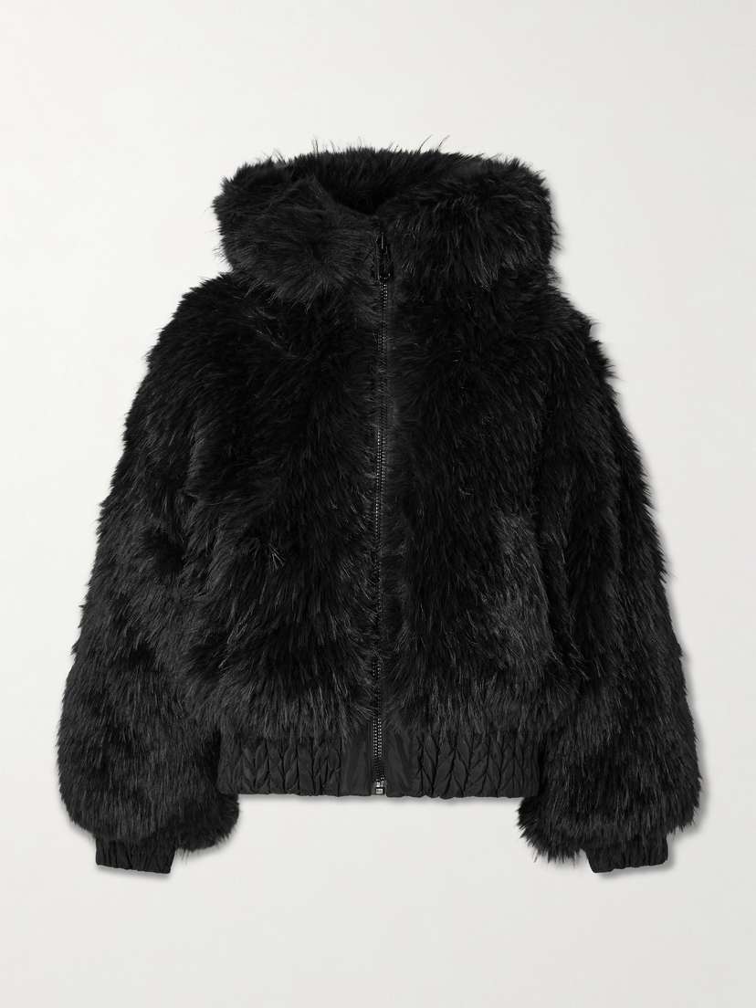 Goldbergh Indira Reversible Hooded Padded Recycled And Plush Ski Jacket