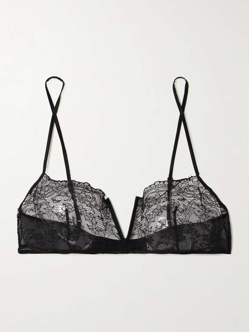 Kiki de Montparnasse La Follie Lace Underwired Bandeau Bra