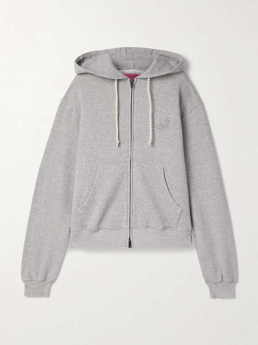 The Elder Statesman Daily Cotton And Cashmere-blend Jersey Hoodie