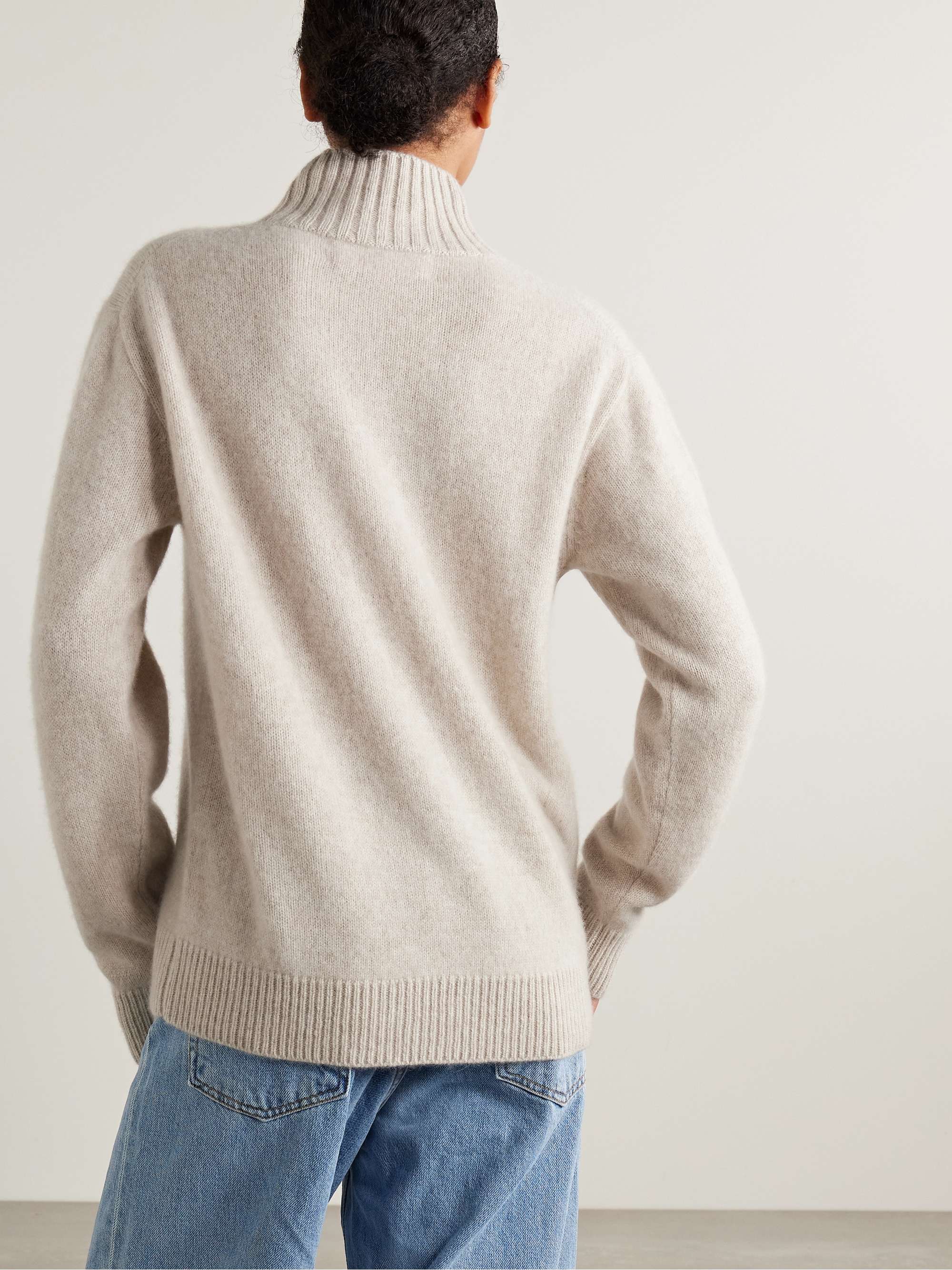 THE ELDER STATESMAN Cashmere turtleneck sweater