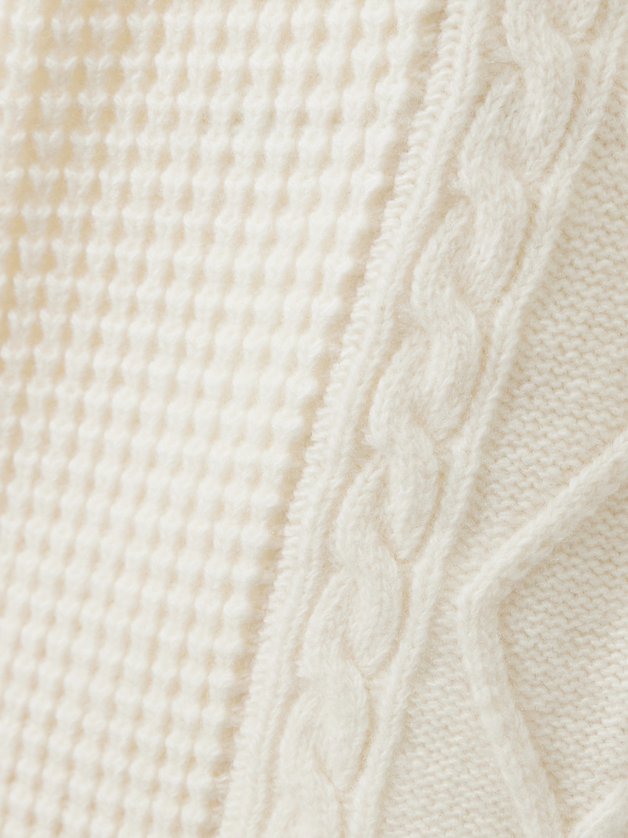 Perfect Moment Crystal Cable-knit Wool Tapered Pants In White