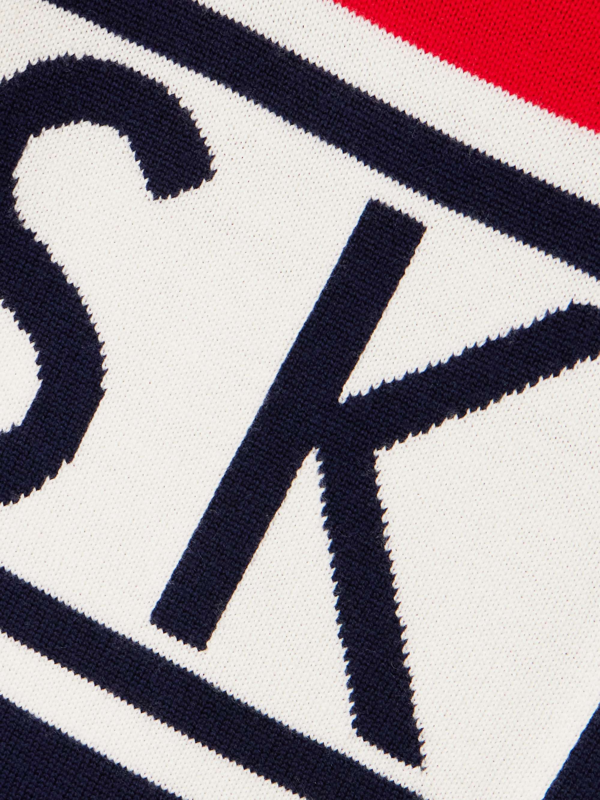 PERFECT MOMENT Schild intarsia merino wool turtleneck sweater