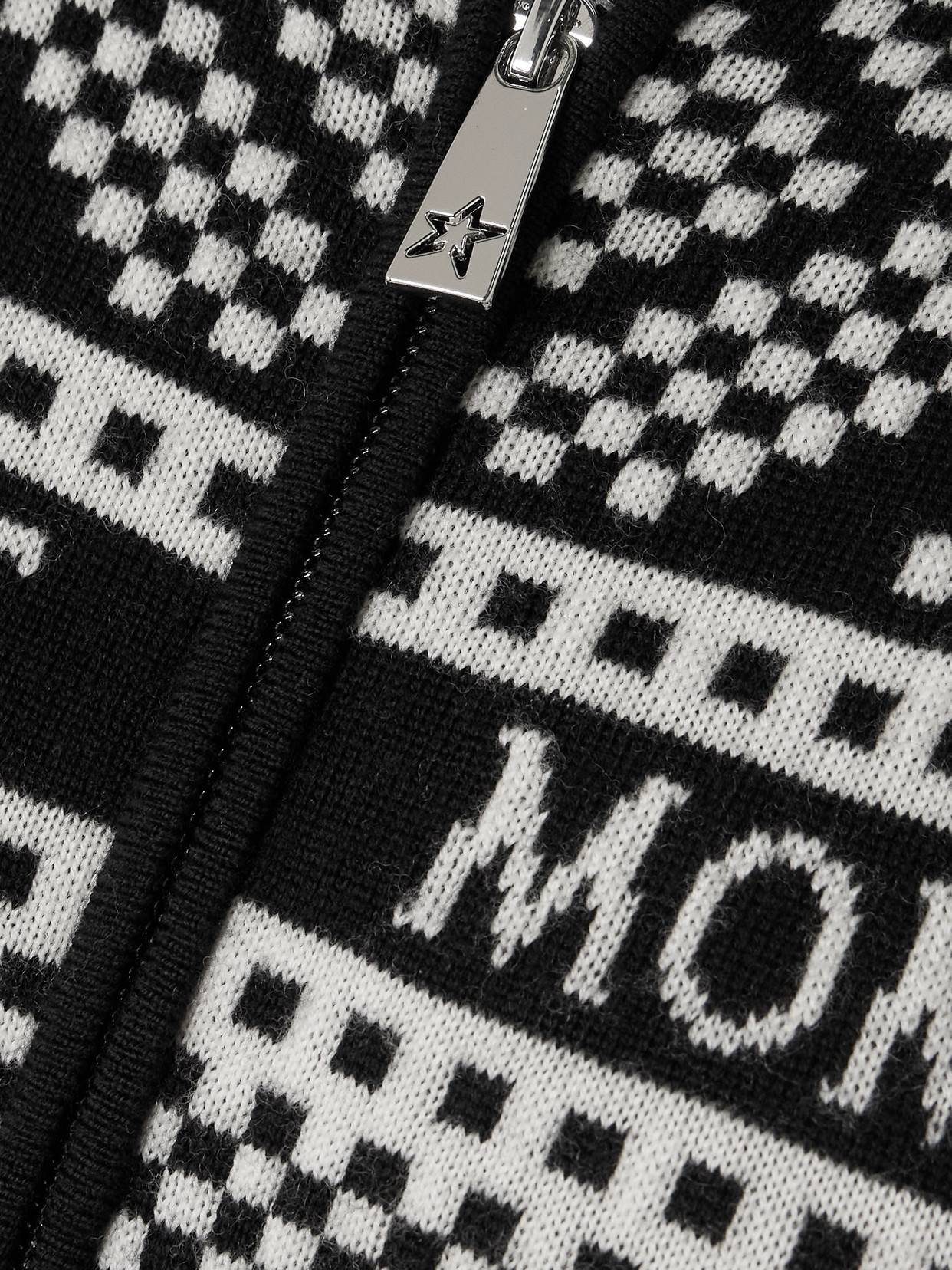 Perfect Moment Holiday Intarsia Merino Wool Bodysuit In Black