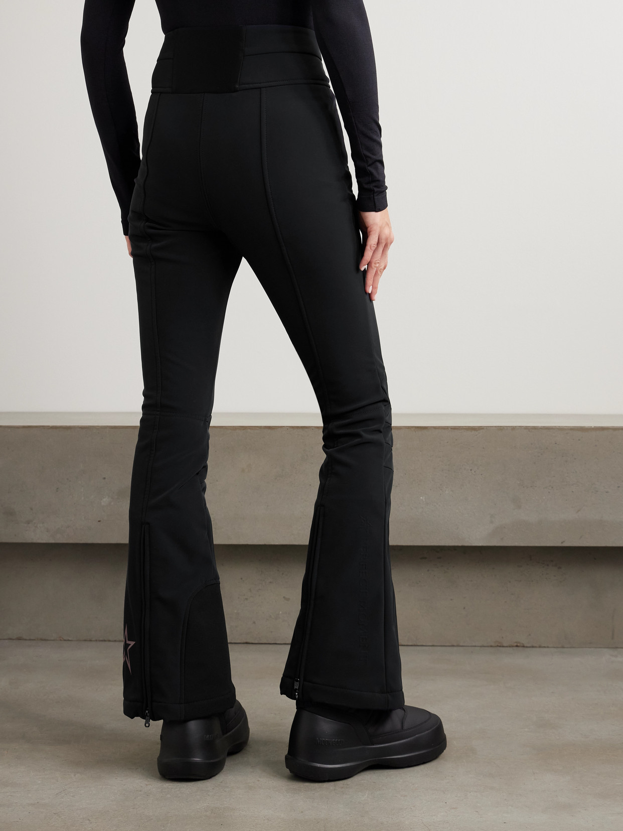 Perfect Moment High-waist Aurora Flare Ski Pant Xl In Animal Print