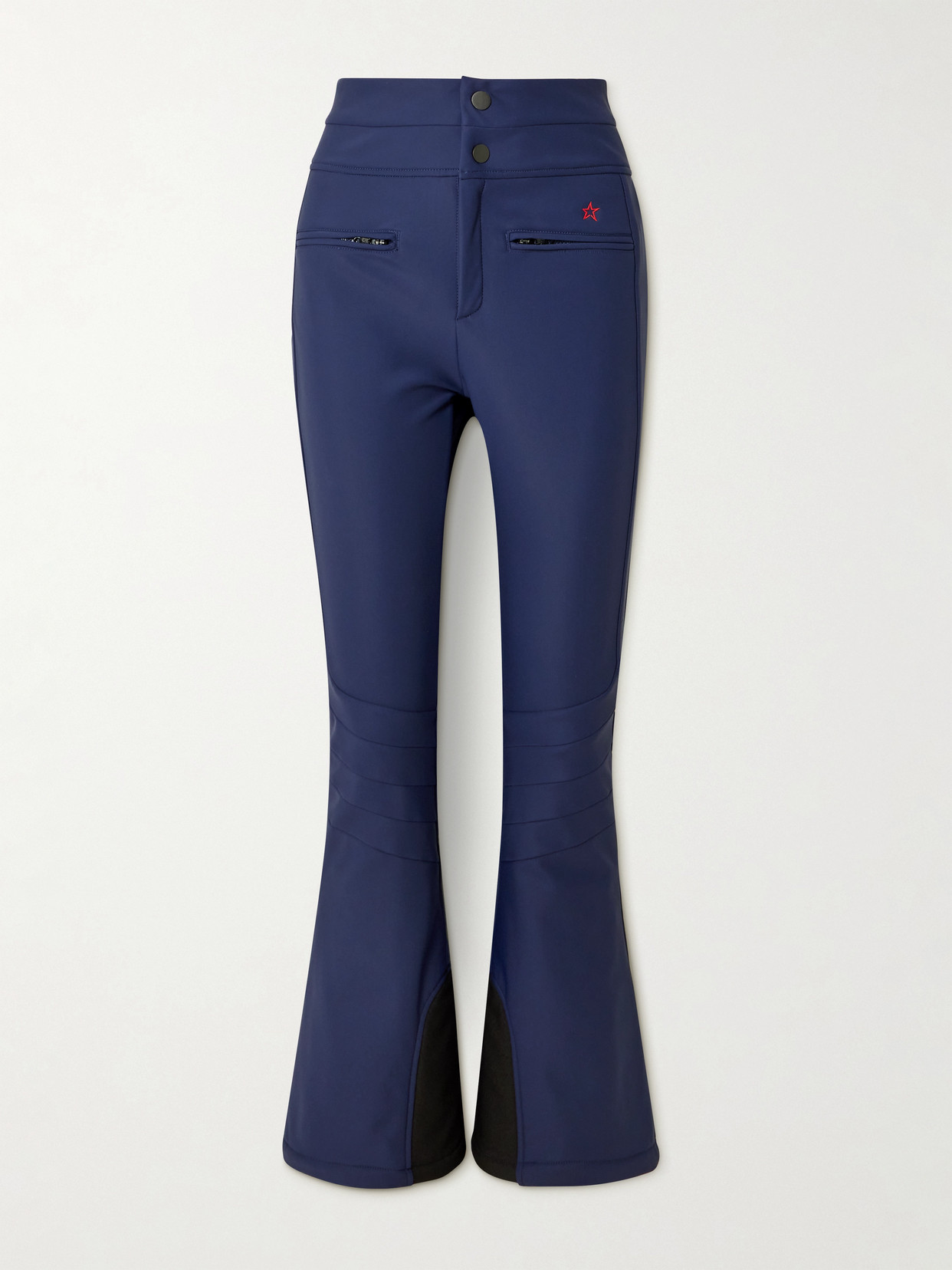 Perfect Moment Aurora Embroidered Bootcut Ski Pants In Blue