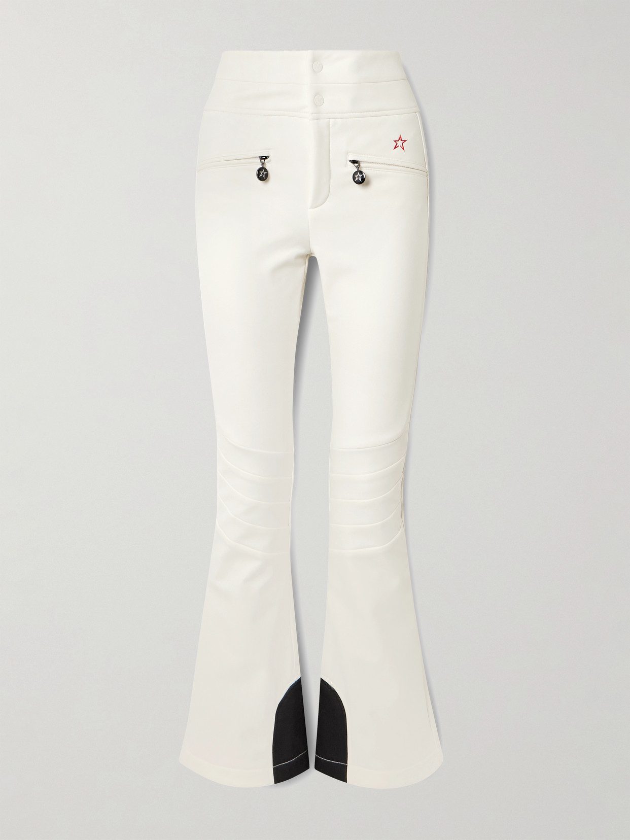Perfect Moment Aurora Embroidered Bootcut Ski Pants In White