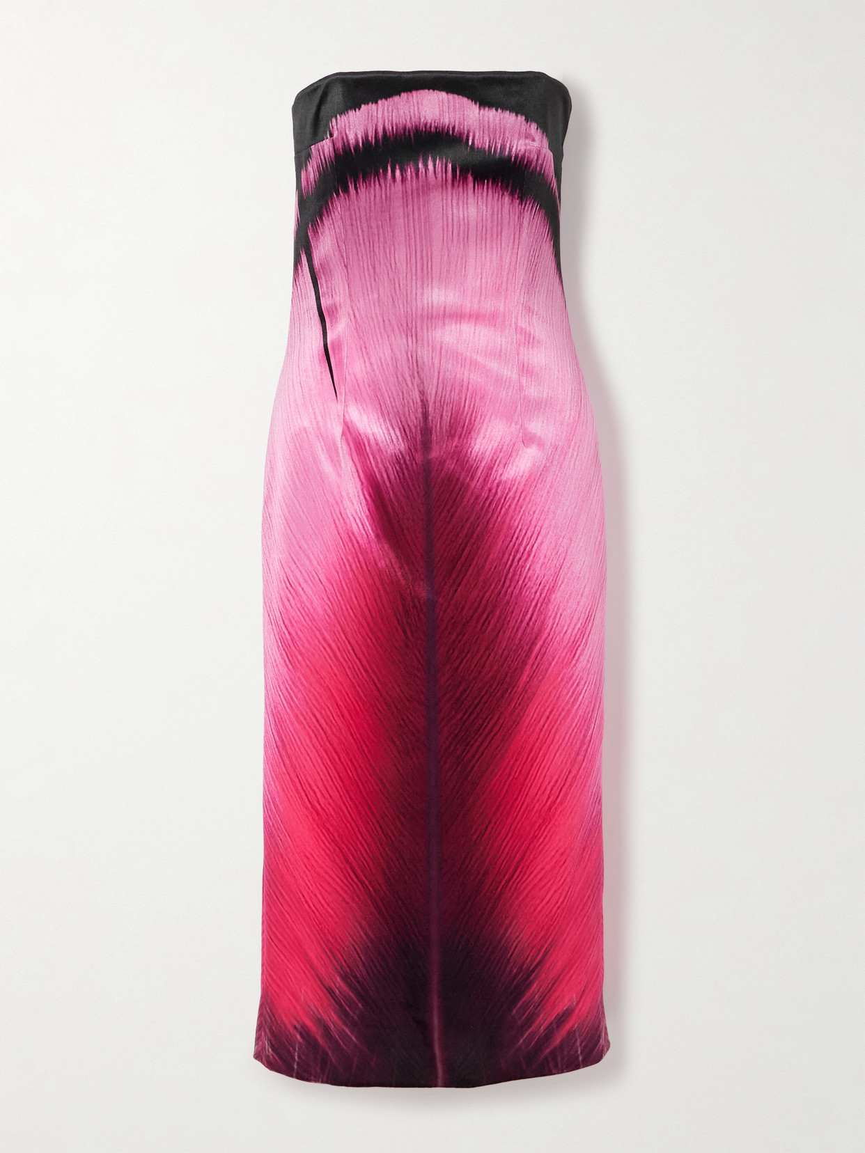 Mary Katrantzou Arnim Velvet Midi Dress In Pink