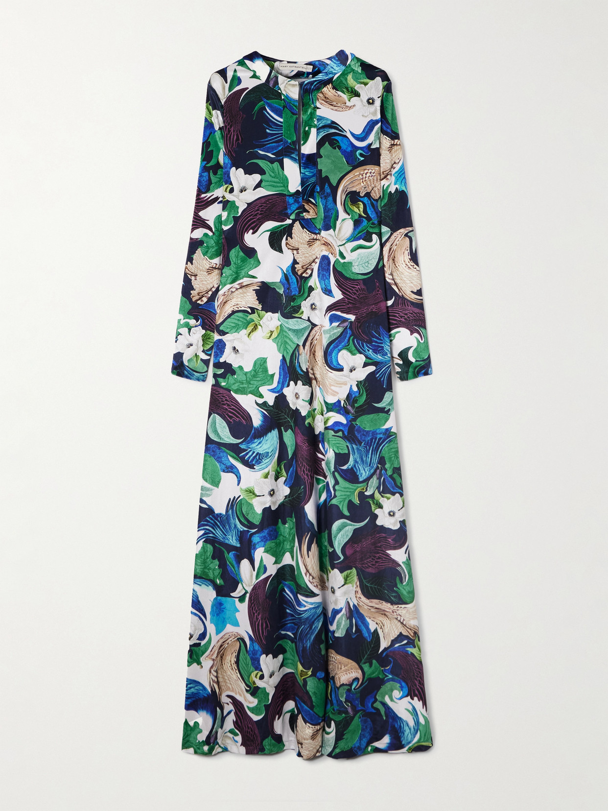Mary Katrantzou Carrington Printed Jersey Maxi Dress In Multi
