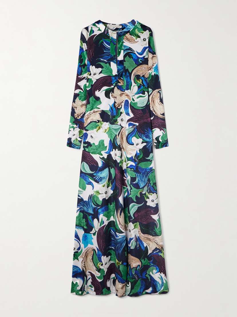 Mary Katrantzou Carrington Printed Jersey Maxi Dress
