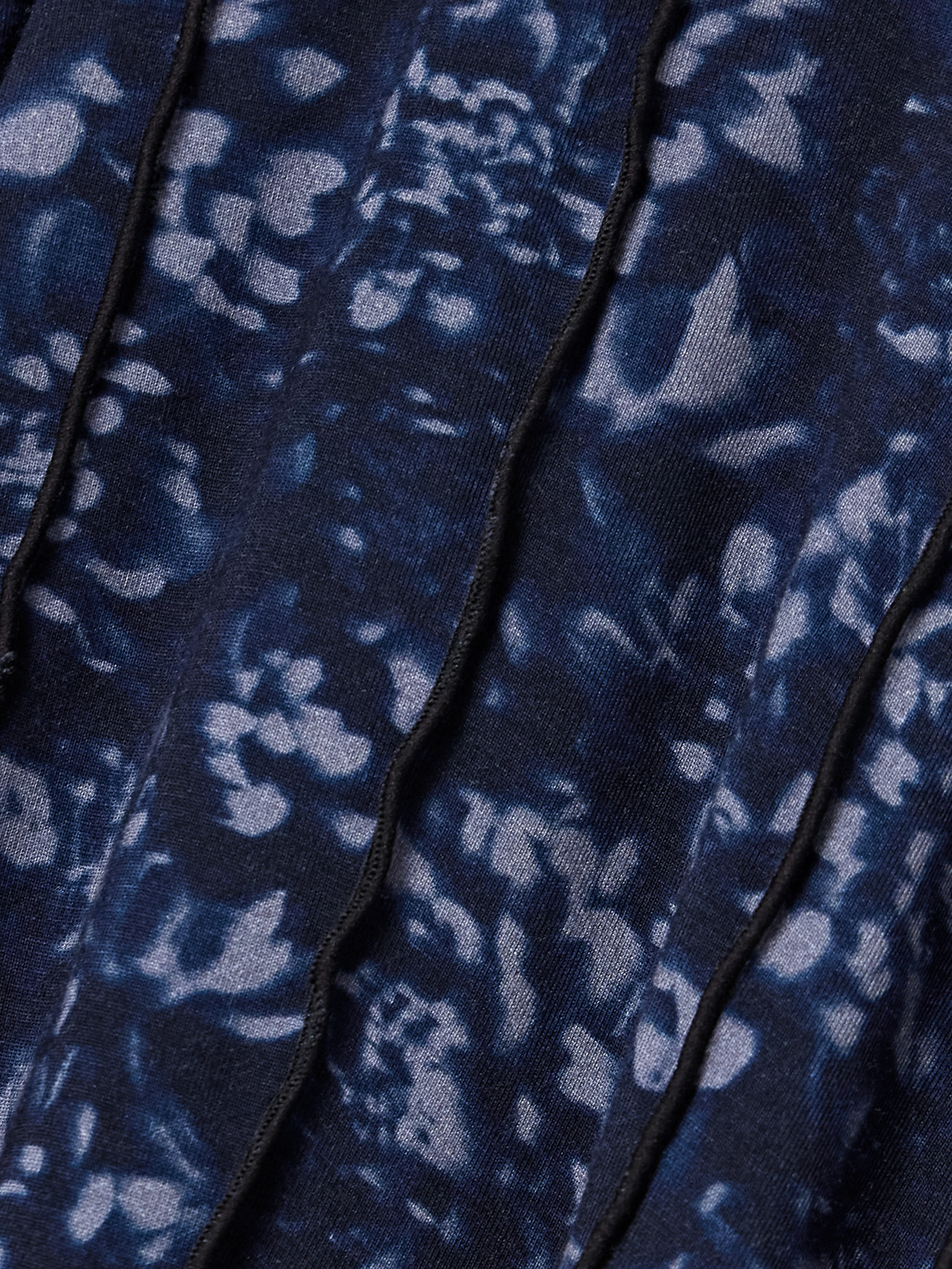 Proenza Schouler White Label Valentina Printed Stretch-jersey Turtleneck Maxi Dress In Blue