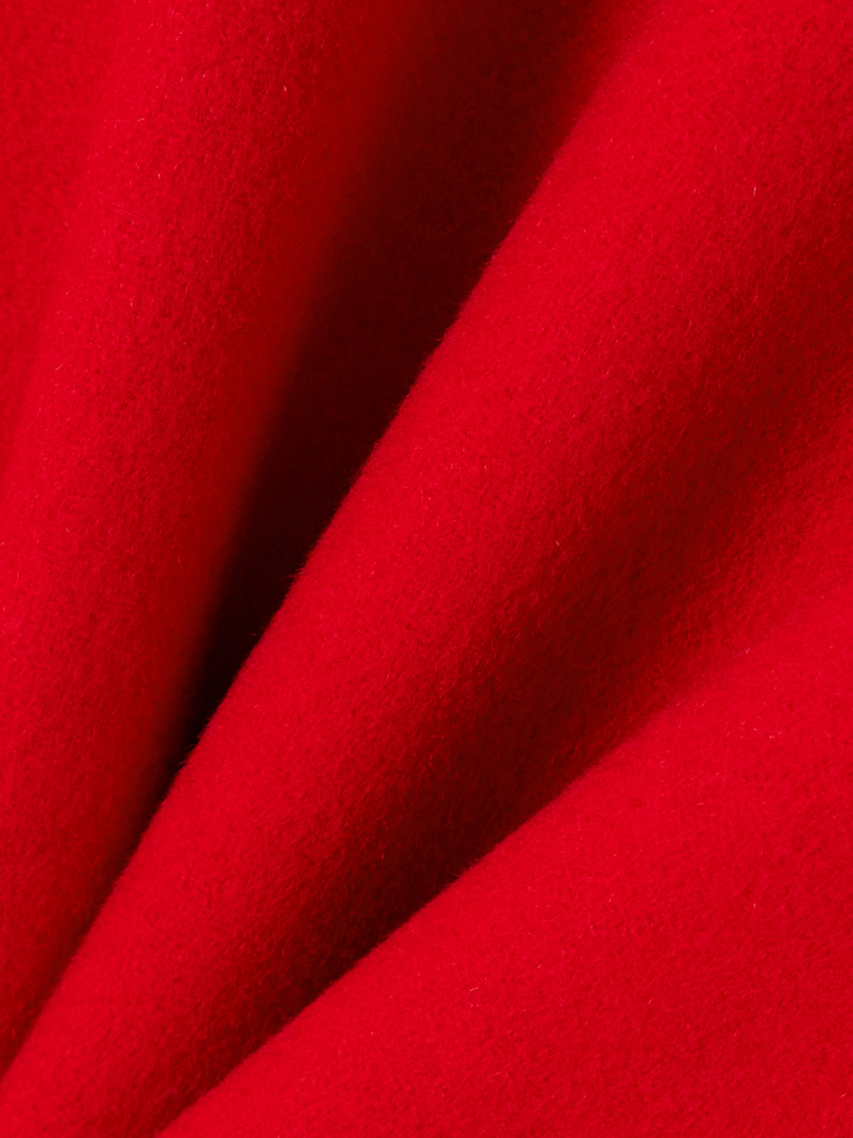 Another Tomorrow Belted Recycled Cashmere Coat In Red