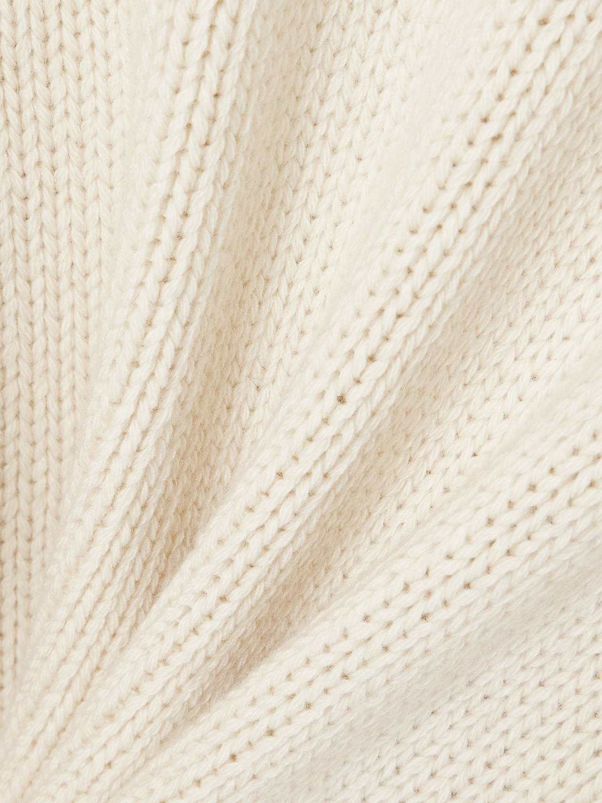 Oversized Ribbed Recycled Cashmere And Wool-Blend Sweater