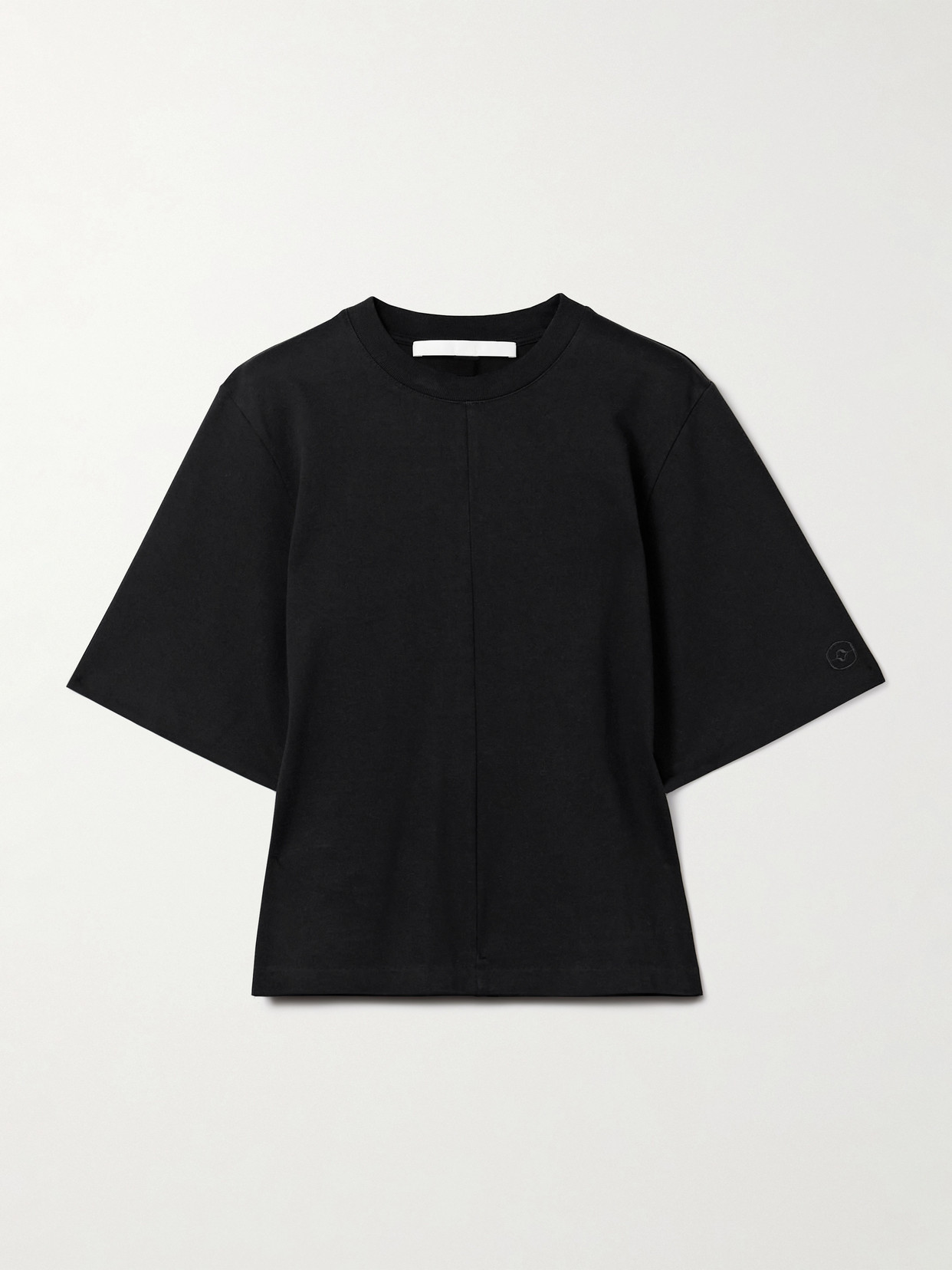 Rùadh The Isla Organic Cotton-jersey T-shirt In Black