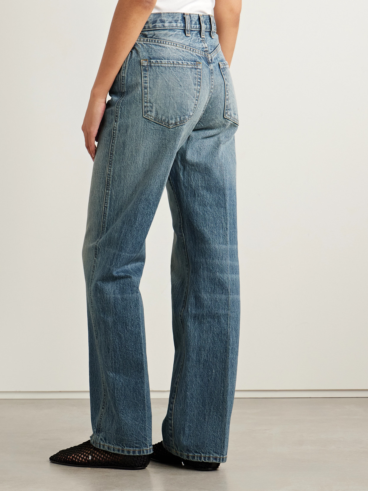 Rùadh - The Quinn High-Rise Straight-Leg Jeans