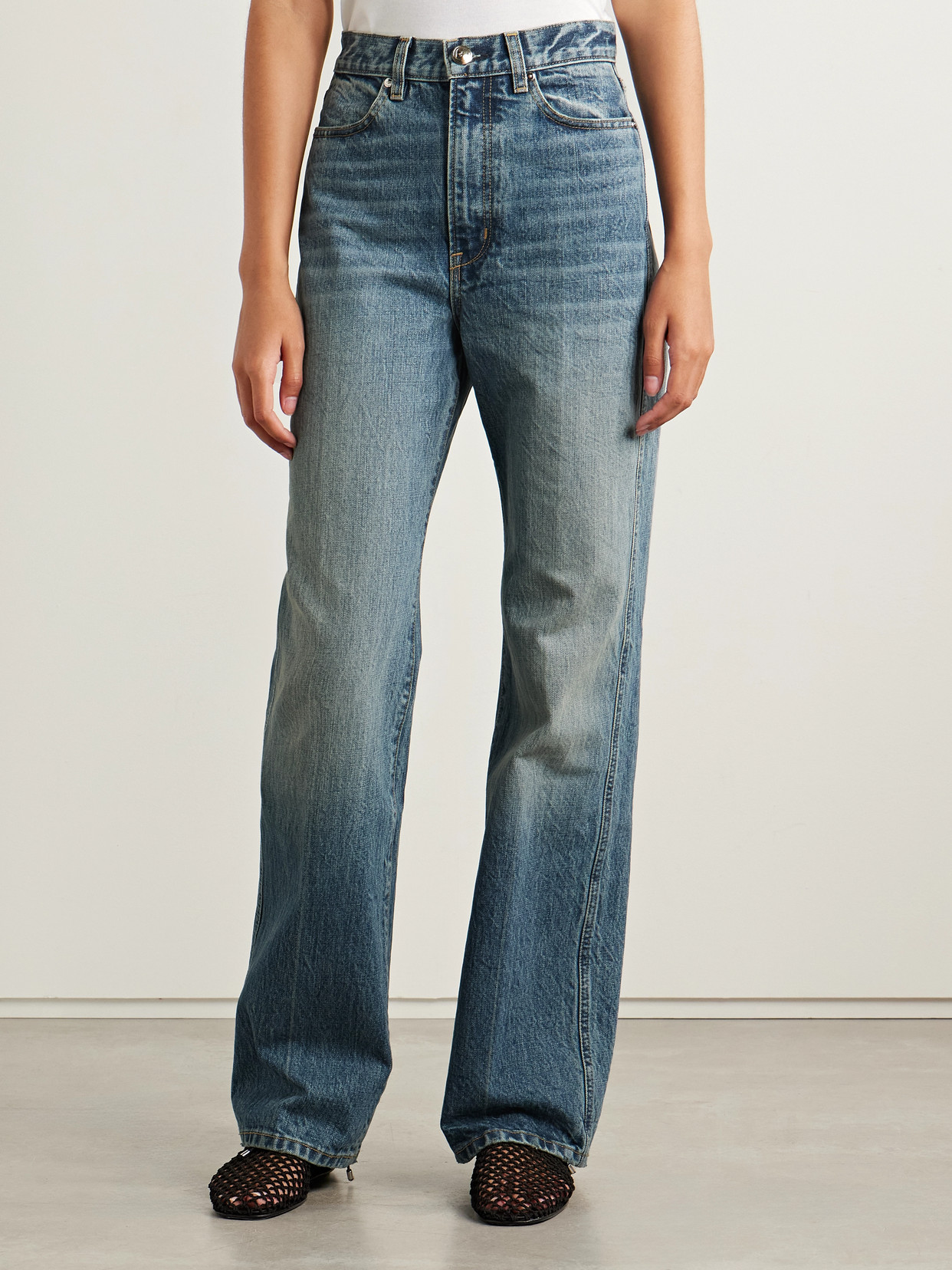 Rùadh - The Quinn High-Rise Straight-Leg Jeans