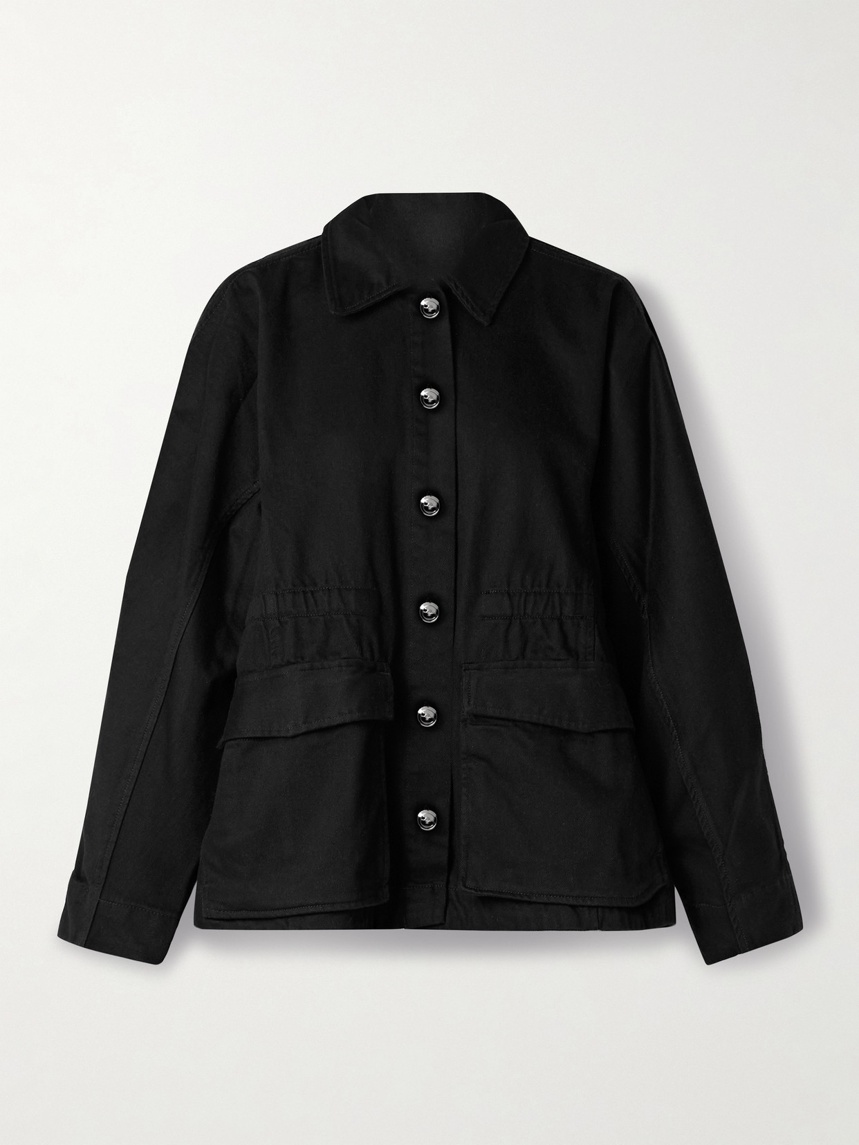 Rùadh The Constance Denim Jacket In Black