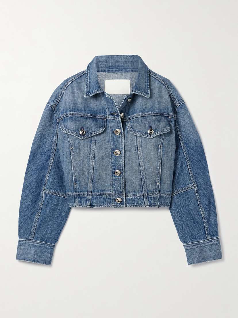 RÙADH The Mhor Cropped Denim Jacket