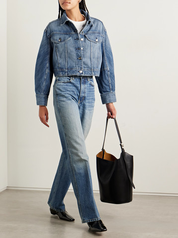 RÙADH The Mhor cropped denim jacket