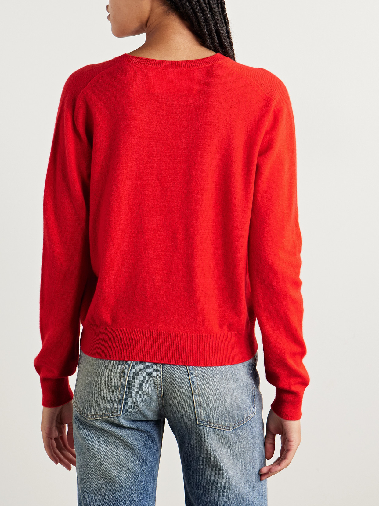 Rùadh The Sanderson Cashmere Sweater In Red