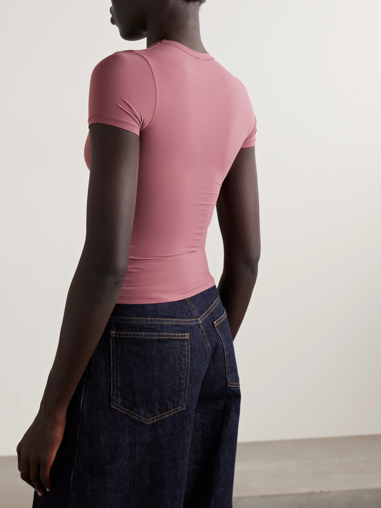 Skims Fits Everybody T-shirt In Pink