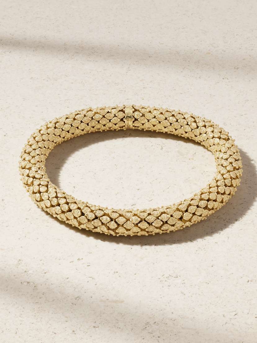 Carolina Bucci Florentine Twister Luxe 18-karat Gold Bracelet