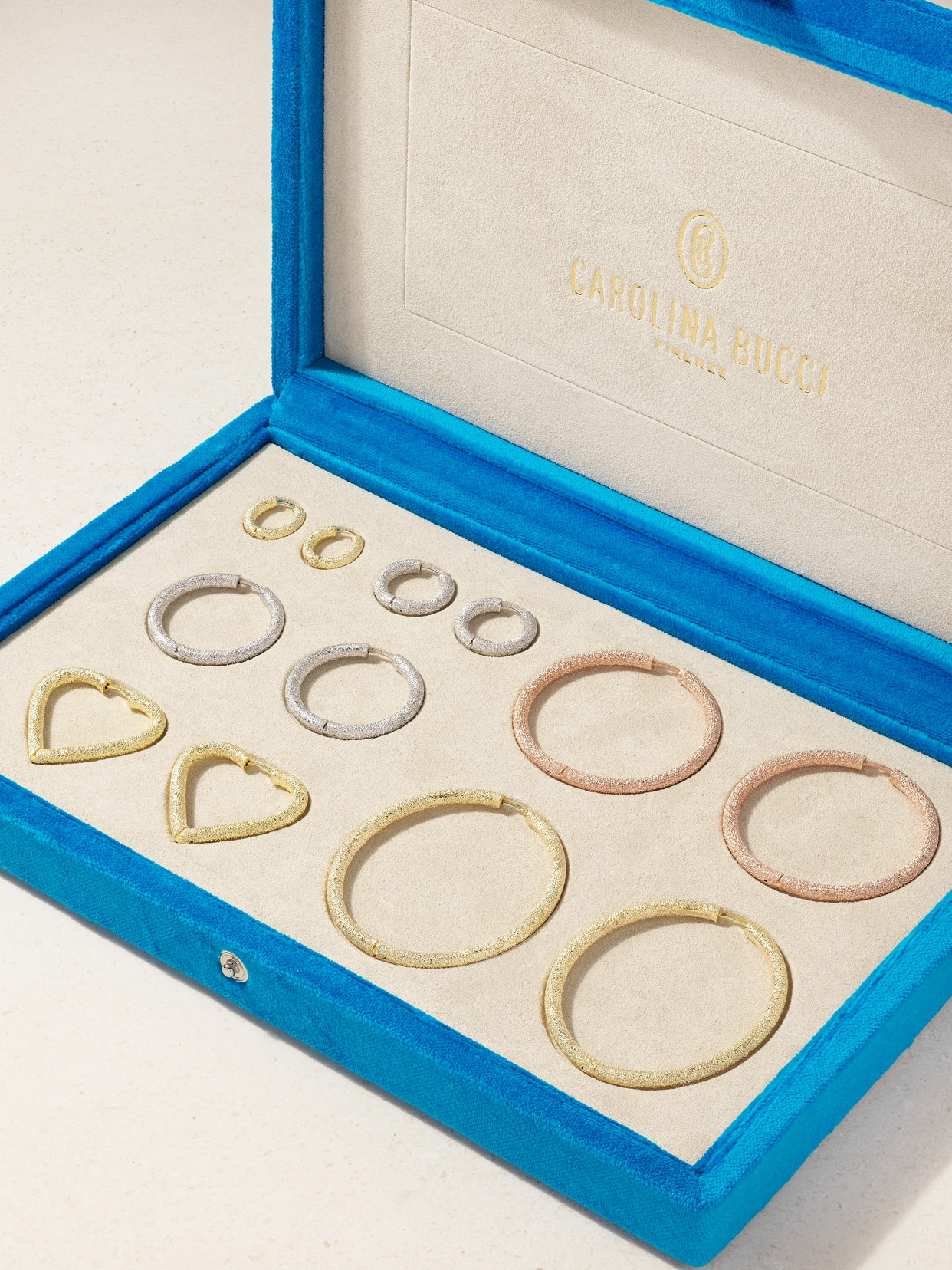 Carolina Bucci Florentine Earrings Box Set In Gold