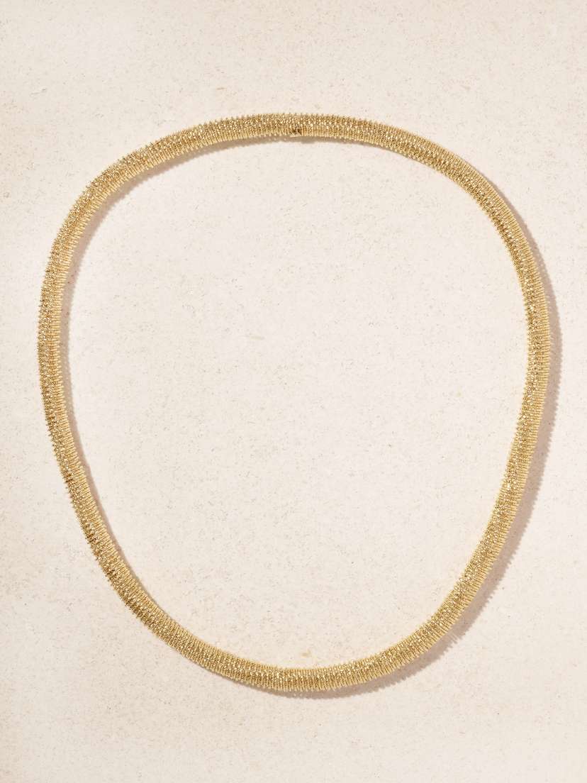 Carolina Bucci K.i.s.s. 18-karat Gold Necklace