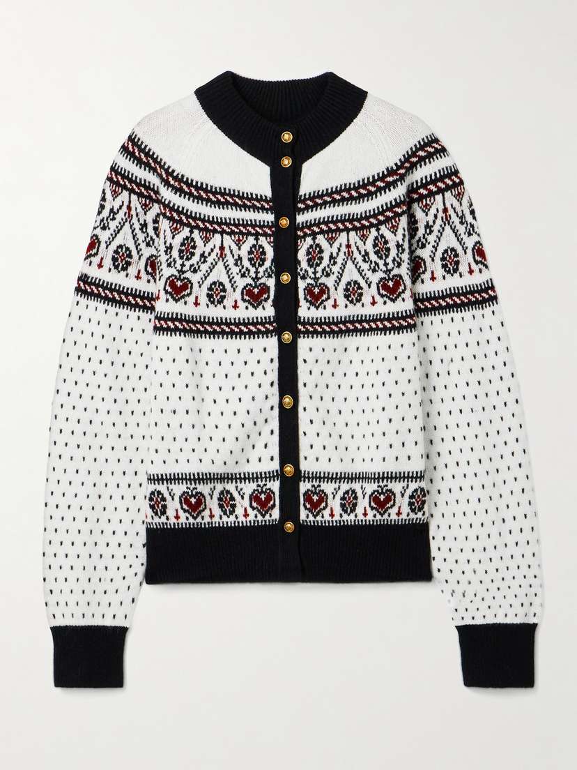 Marc Fair Isle Cashmere Cardigan