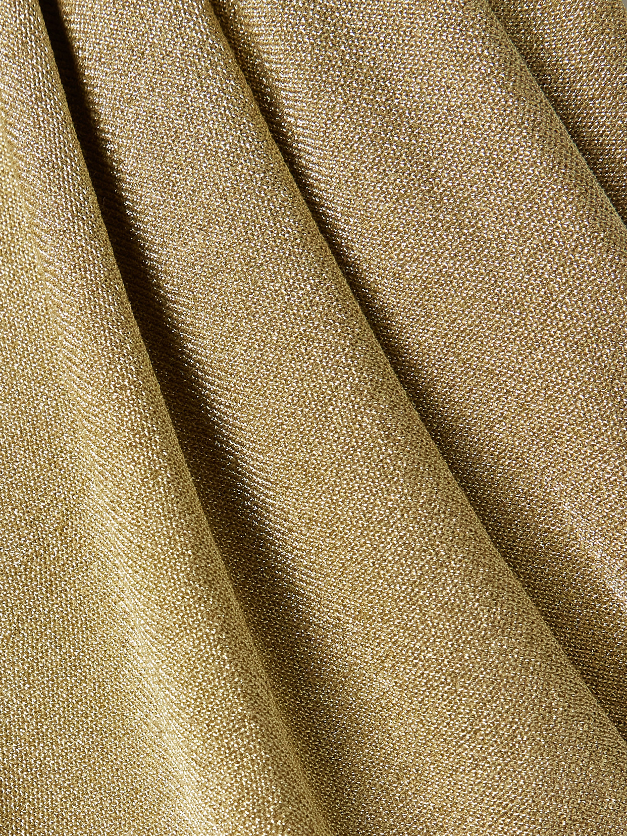 Khaite Coast Asymmetric One-shoulder Draped Lurex Dress In Brown