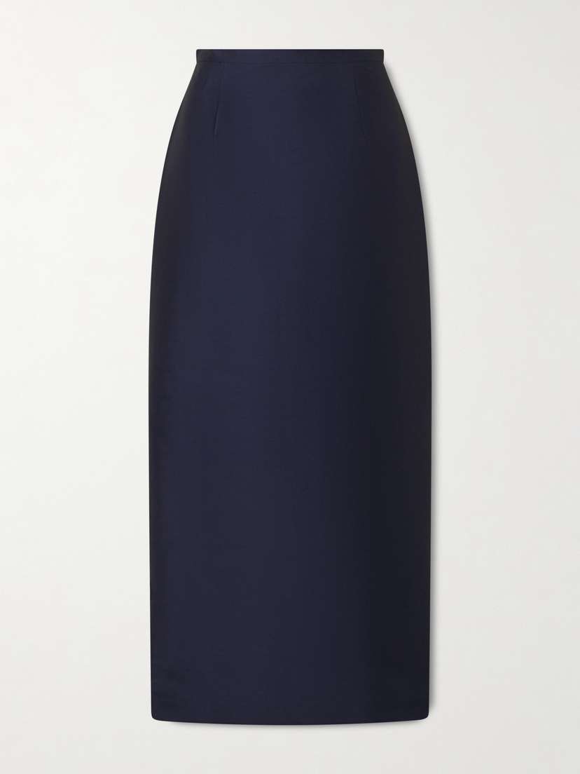 BERNADETTE Norma Taffeta Maxi Skirt