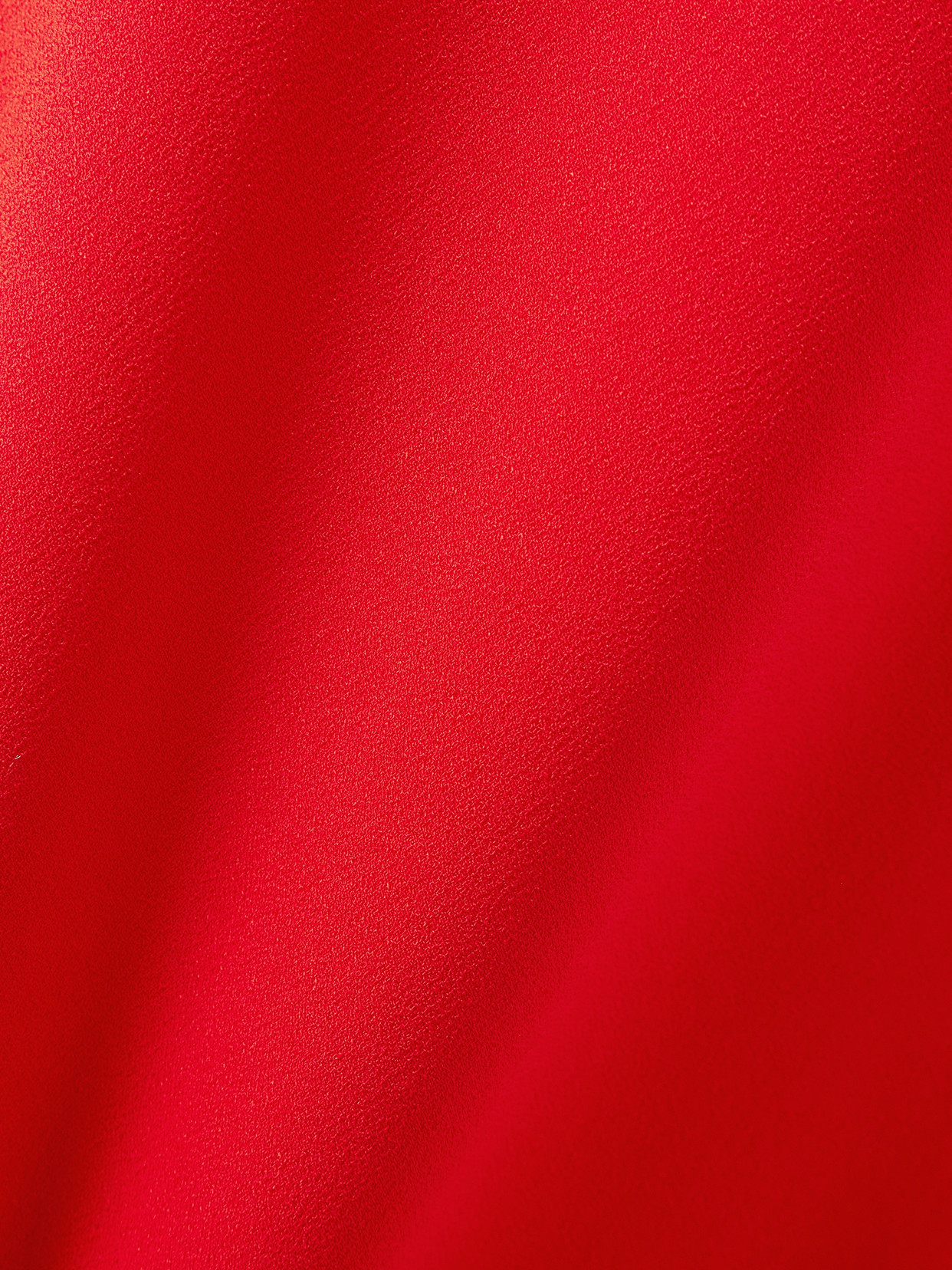 Bernadette Luna Strapless Crepe Gown In Red