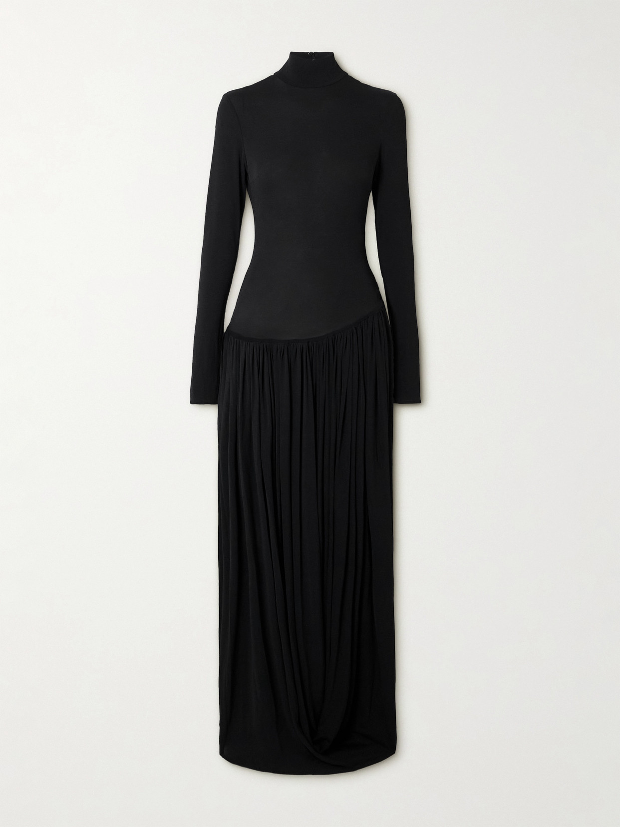 Magda Butrym Stretch-jersey Maxi Dress In Black