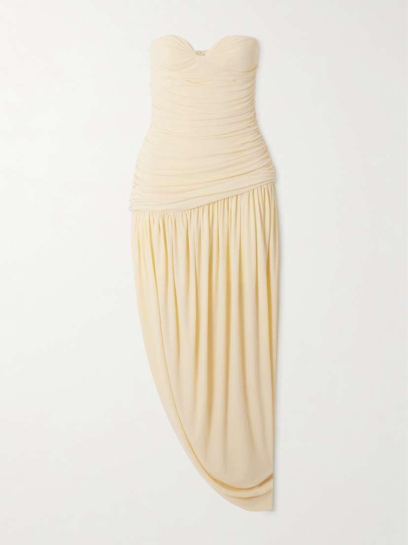Magda Butrym Ruched Crepe-jersey Dress
