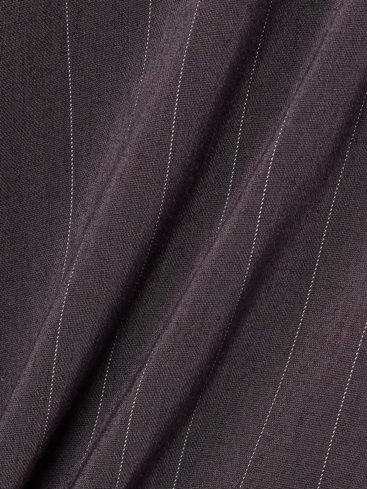Magda Butrym Pinstriped Wool-blend Pants In Gray
