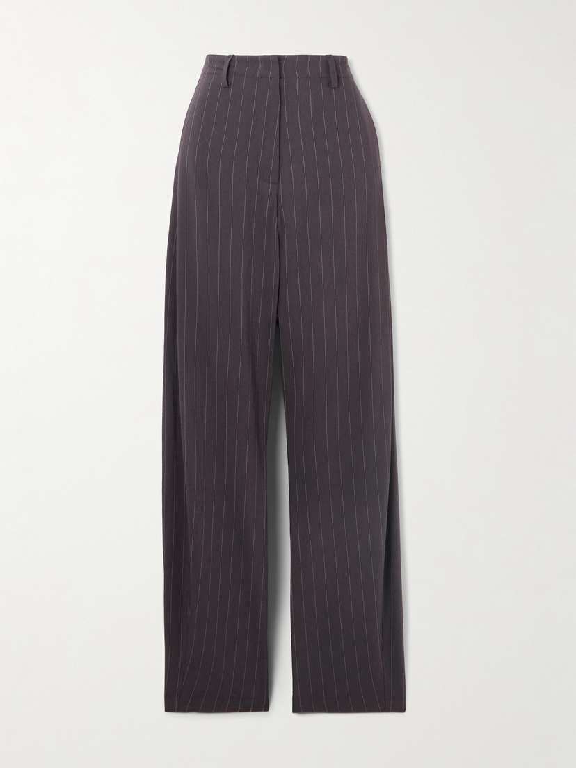 Magda Butrym Pinstriped Wool-blend Pants