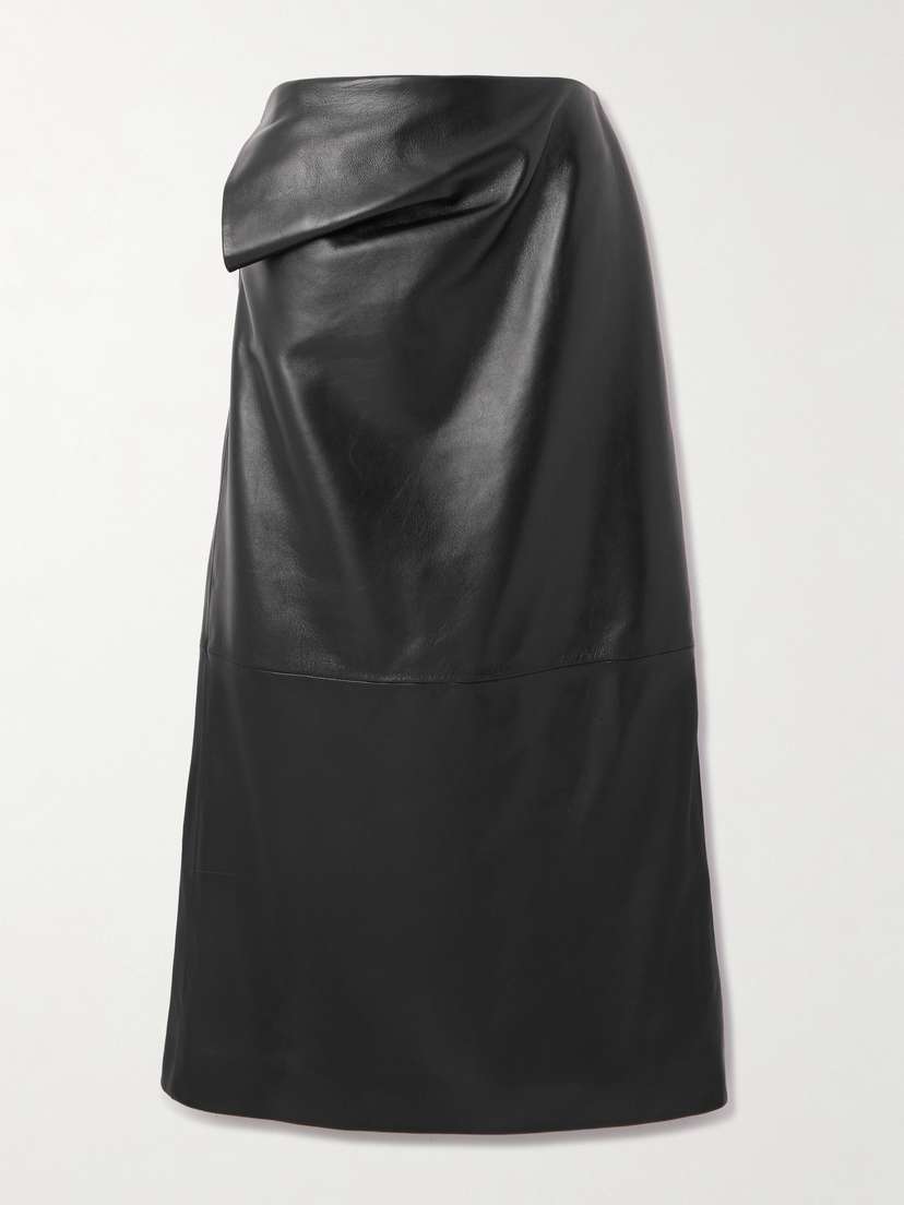 Magda Butrym Leather Maxi Skirt