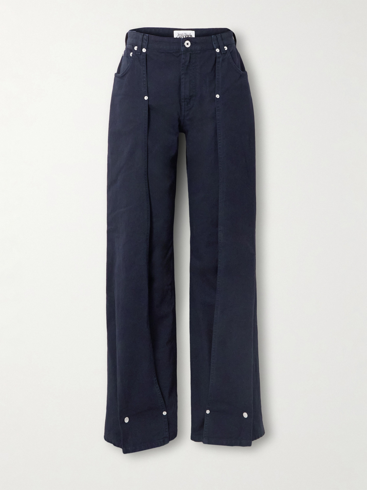 Jean Paul Gaultier High-rise Tapered Jeans In Blue