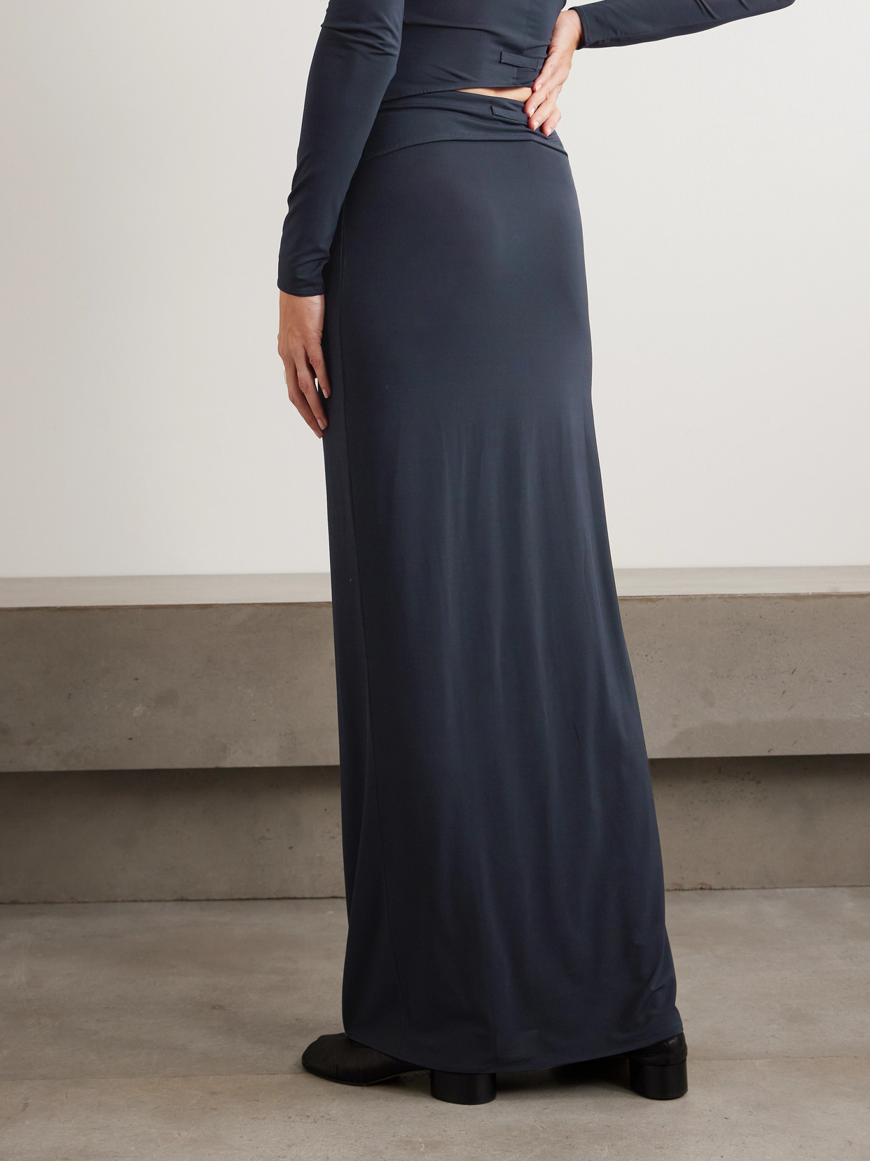 Stretch-Jersey Maxi