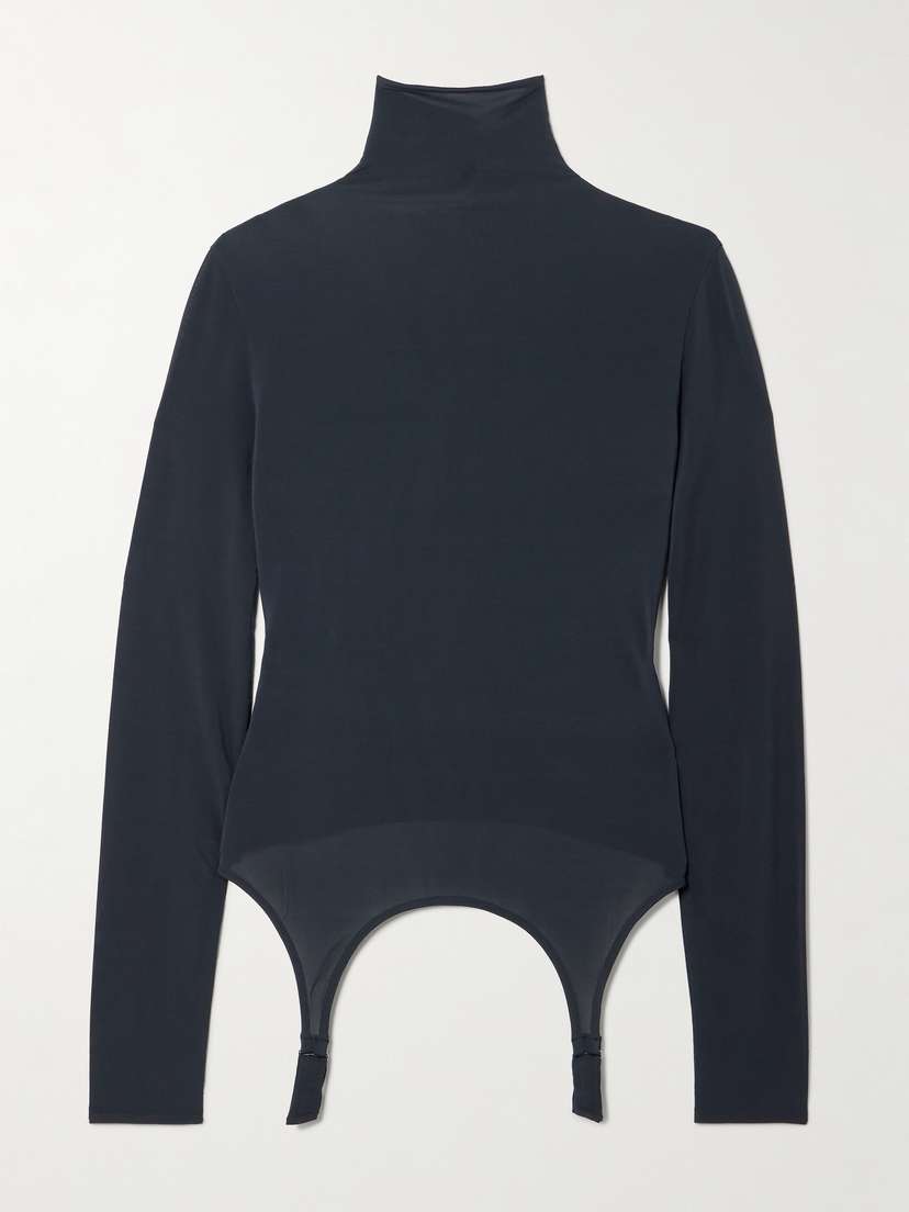 Jean Paul Gaultier Stretch-jersey Turtleneck Top