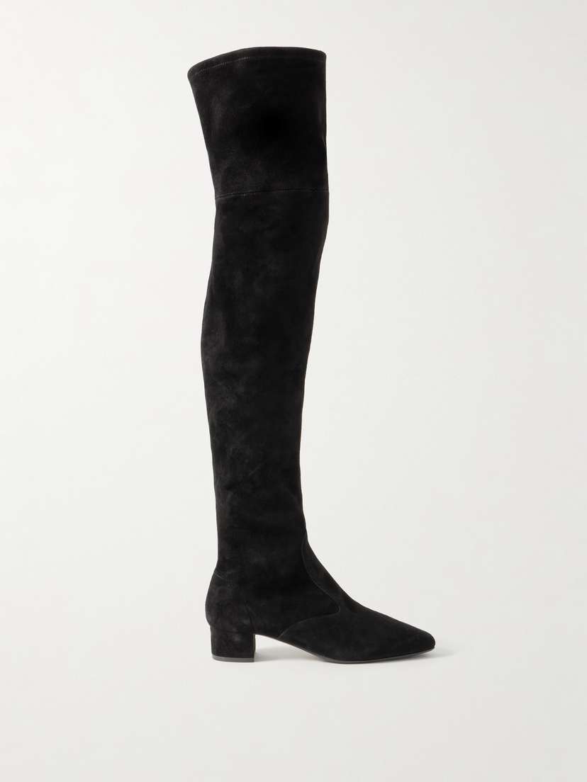 Aquazzura Remi 35 Suede Over-the-knee Boots