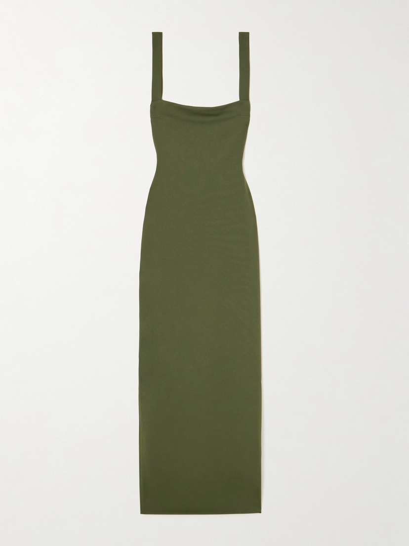 Solace London Joni Stretch-crepe Maxi Dress