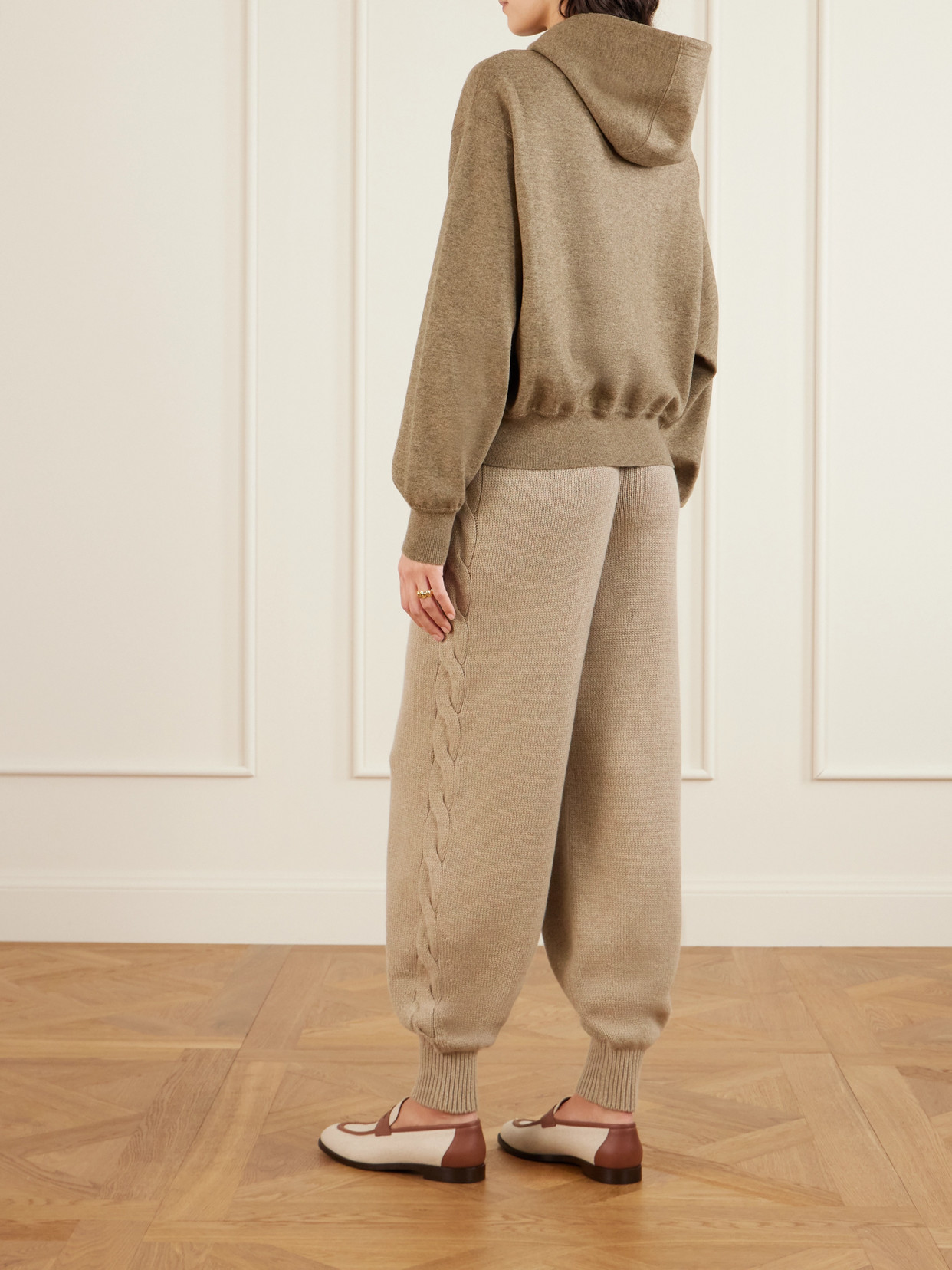 Loro Piana Rio Bodro Cashmere-blend Hoodie In Brown